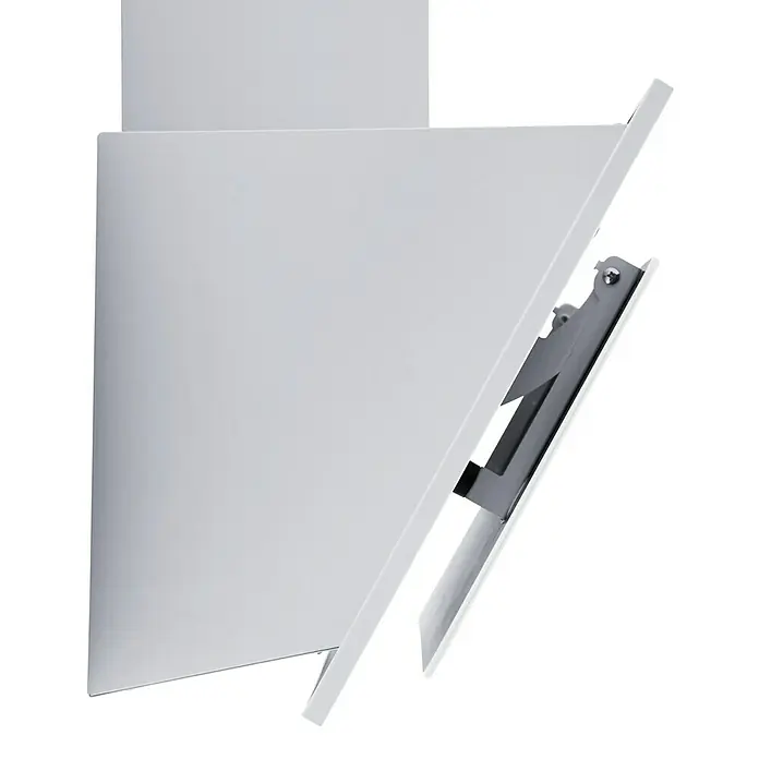 Respekta Schräghaube CH 33060 WB - Breite: 60 cm, Max. Luftleistung: 340 m³/h im Normalbetrieb, Weiß - Rechte Seitenansicht