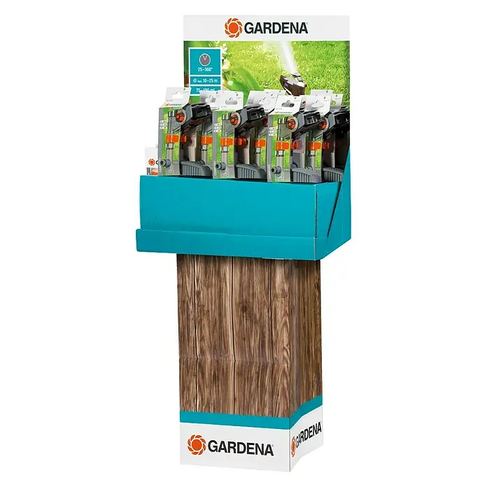 Gardena Cirkelsproeier - Bewateringssector: 25 - 360° - Diagonaal zicht