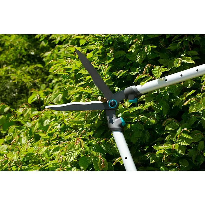 Gardena Telescopische heggenschaar TeleCut - Klinglengte: 23 cm, Antikleefcoating - Toepassingsvoorbeeld