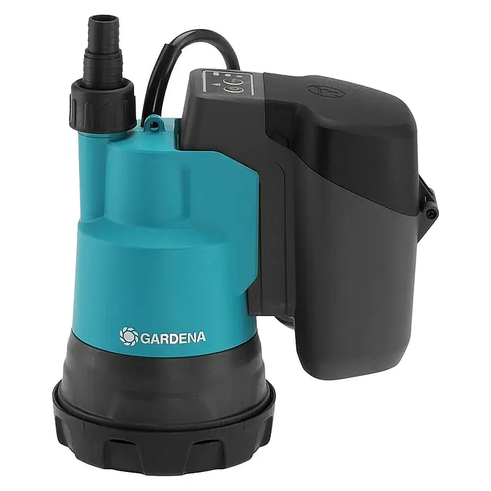 Gardena Accupomp voor gezuiverd water 2000/2 Clear 18V P4A solo - 18 W, Max. waterdoorvoer: 2.000 l/u - Diagonaal zicht