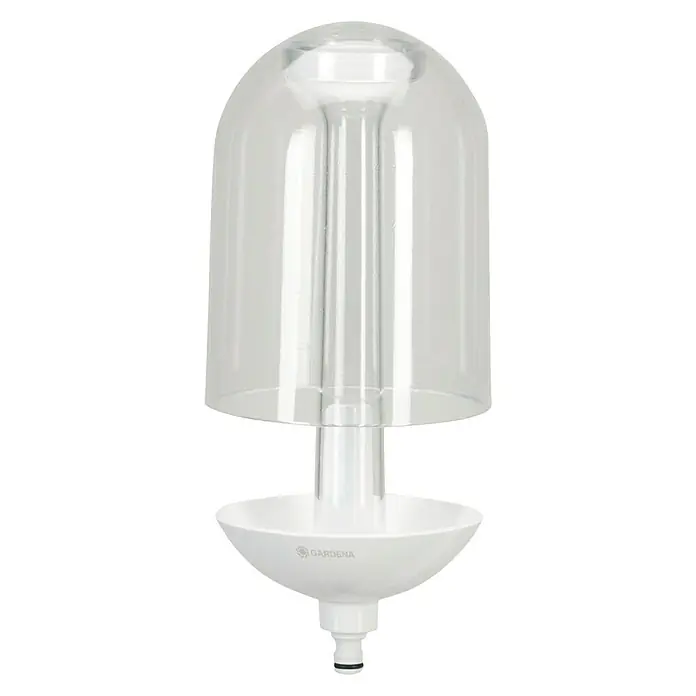 Gardena ClickUp! Vogelvoederhuis - 1.160 x 165 x 165 mm, Wit/transparant, Kunststof - Vooraanzicht