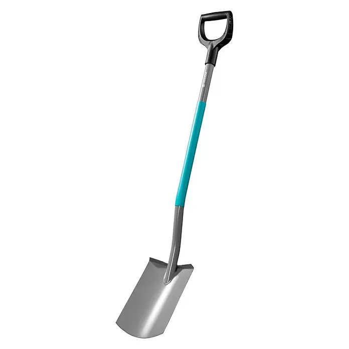 Gardena Classic Spade - Met opstaande rand, 1.200 mm - Diagonaal zicht