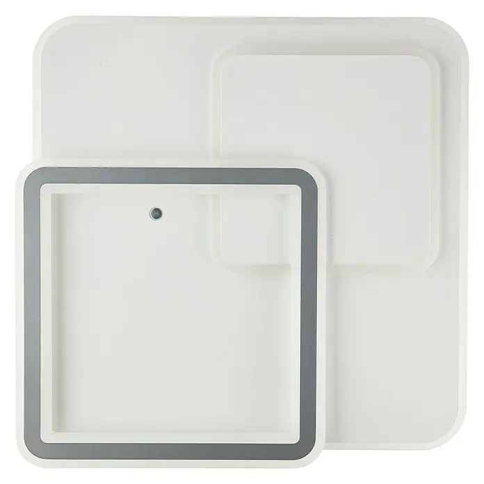 Brilliant LED-Deckenleuchte Savare - 48 W, L x B x H: 50 x 50 x 6 cm, Weiß - Vorderansicht