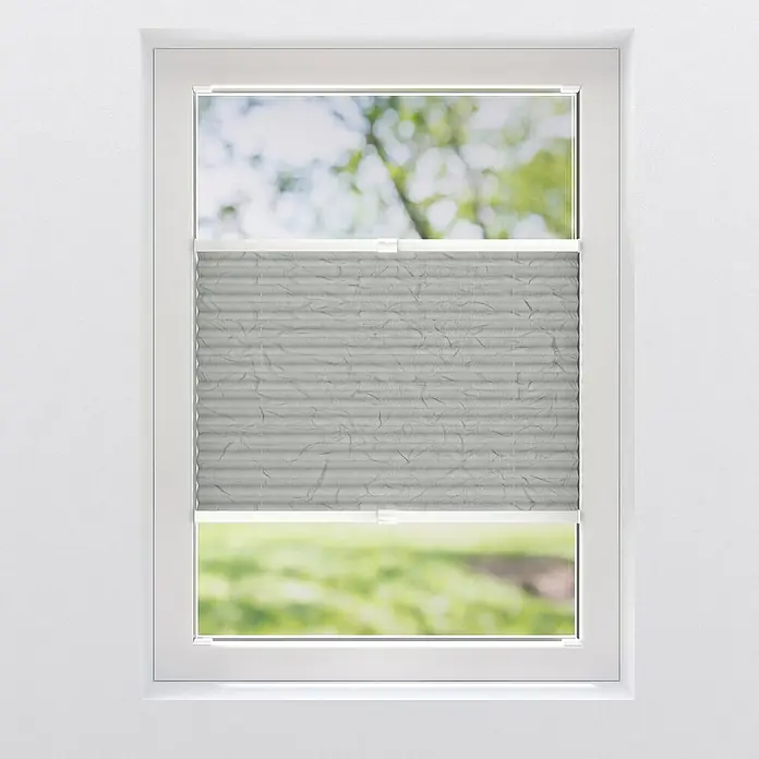 Expo Ambiente Plissee - B x H: 60 x 130 cm, Grau - Stimmungsaufnahme