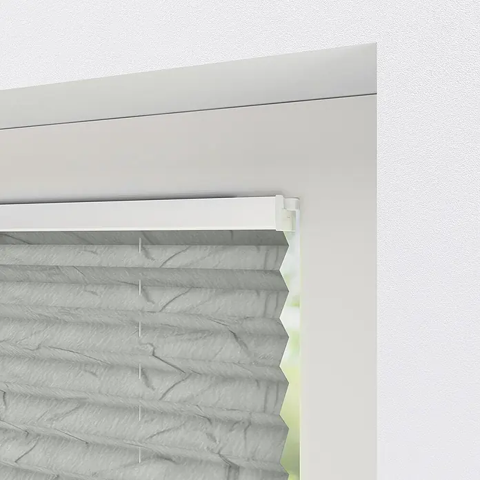 Expo Ambiente Plissee - B x H: 60 x 130 cm, Grau - Detailaufnahme