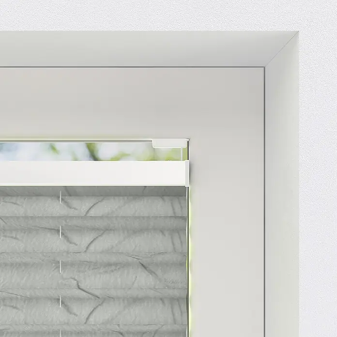 Expo Ambiente Plissee - B x H: 60 x 130 cm, Grau - Detailaufnahme