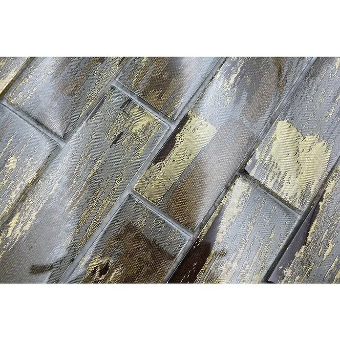 Mozaïektegel brick glas Subway XCM SWGO - 30 x 30 cm, Meerkleurig, Mat - Close-up