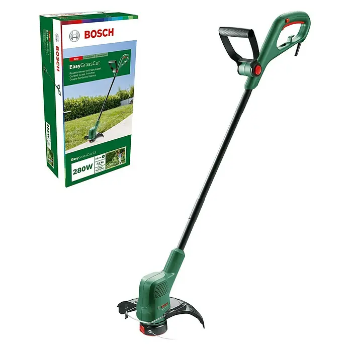 Bosch Recortabordes eléctrico EasyGrassCut 23 II - 280 W, Ancho de corte: 23 cm - Vista angular