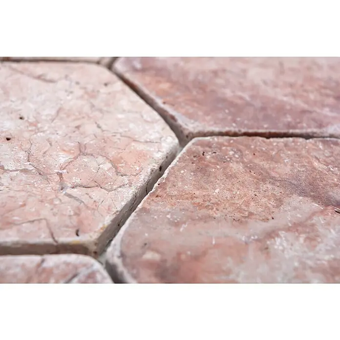 Mozaïektegel zeshoek Rosso XNT HX145 - 19,9 x 26,2 cm, Groen, Mat - Close-up
