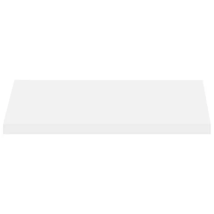Regalux Wandboard XL4 - 23,5 x 60 x 3,8 cm, Weiß Hochglanz, Belastbarkeit: 12 kg - Vorderansicht