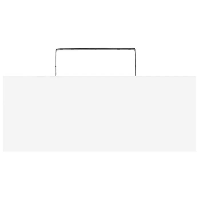 Regalux Wandboard XL4 - 23,5 x 60 x 3,8 cm, Weiß Hochglanz, Belastbarkeit: 12 kg - Draufsicht