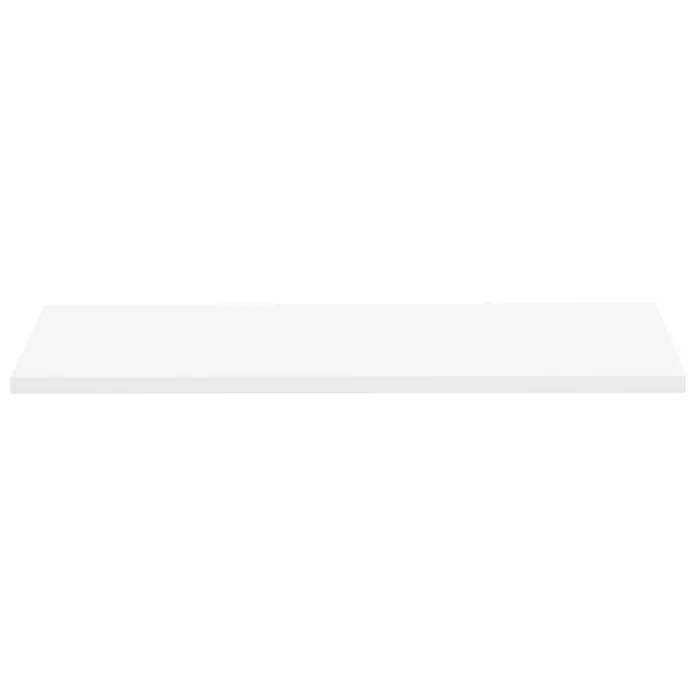 Regalux Wandboard XL4 - 23,5 x 118 x 3,8 cm, Weiß Hochglanz, Belastbarkeit: 12 kg - Vorderansicht
