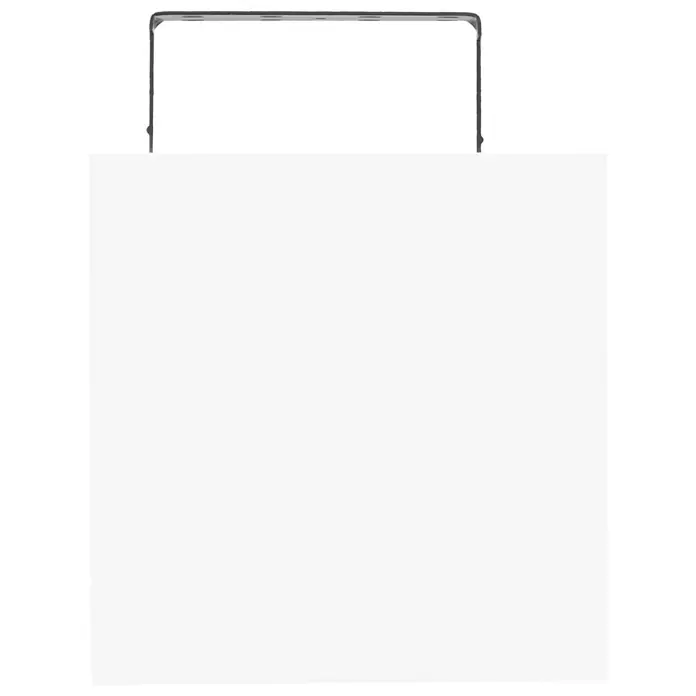 Regalux Wandboard XL4 - 23,5 x 23,5 x 3,8 cm, Weiß Hochglanz, Belastbarkeit: 12 kg - Draufsicht