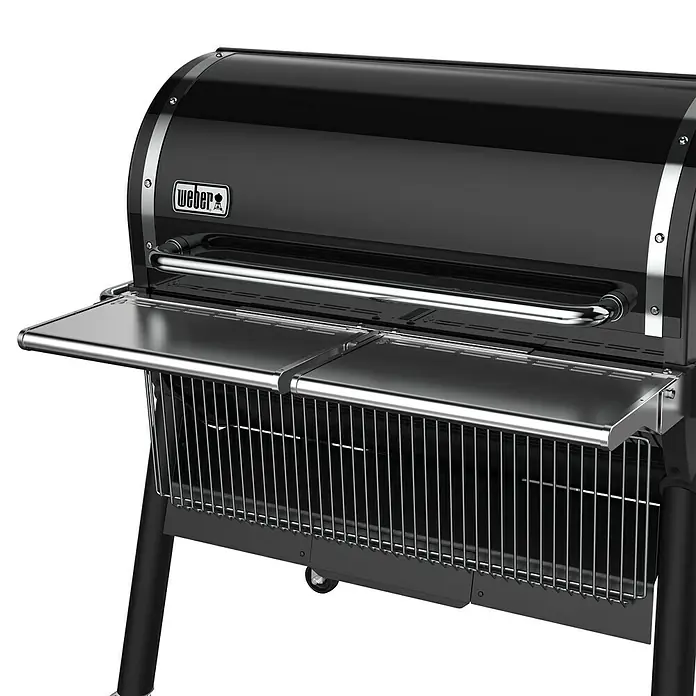 Weber Fronttisch SmokeFire - Passend für: Weber Pelletgrill Smokefire EX6 GBS, Edelstahl - Detailaufnahme