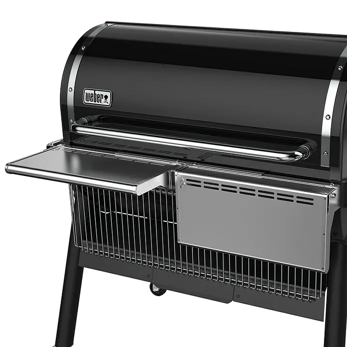 Weber Fronttisch SmokeFire - Passend für: Weber Pelletgrill Smokefire EX6 GBS, Edelstahl - Detailaufnahme