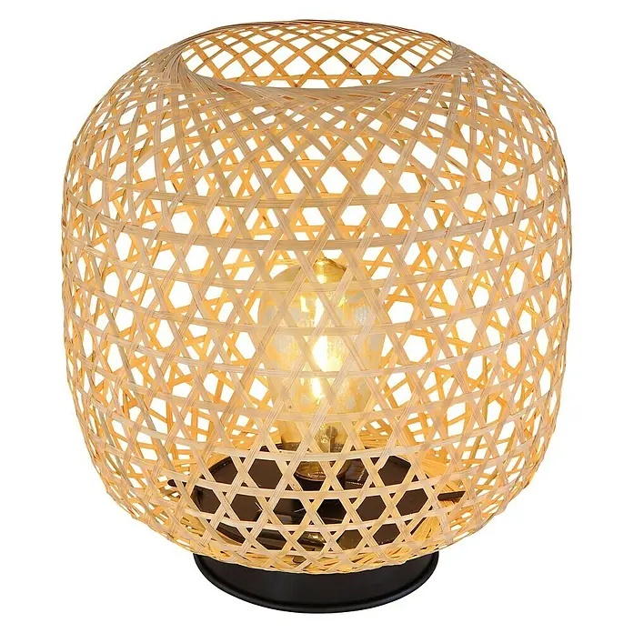 Globo Solarleuchte - IP44, Bambus - Vorderansicht