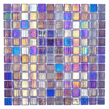 Mozaïektegel vierkant Eco Shell Sapphire VP55255PUR