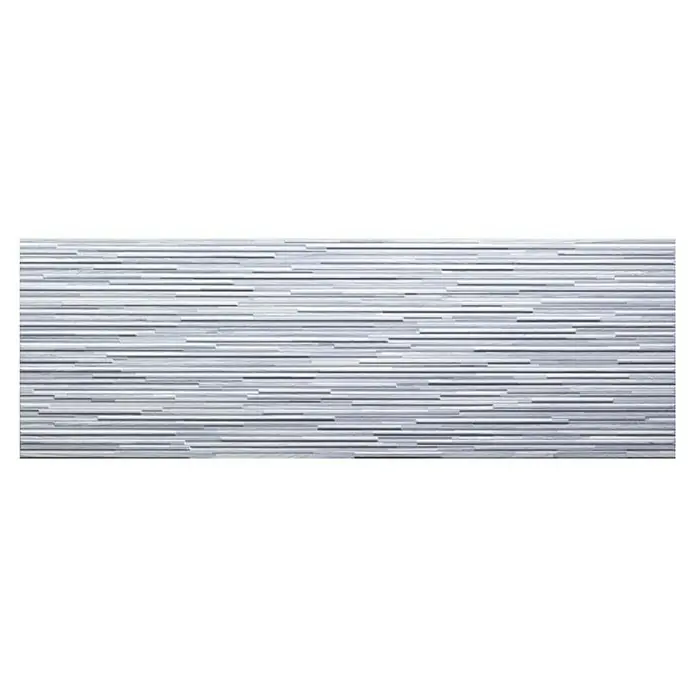 Zidna pločica  Layers - 30 x 90 cm, Sive boje, Mat - Pogled sprijeda