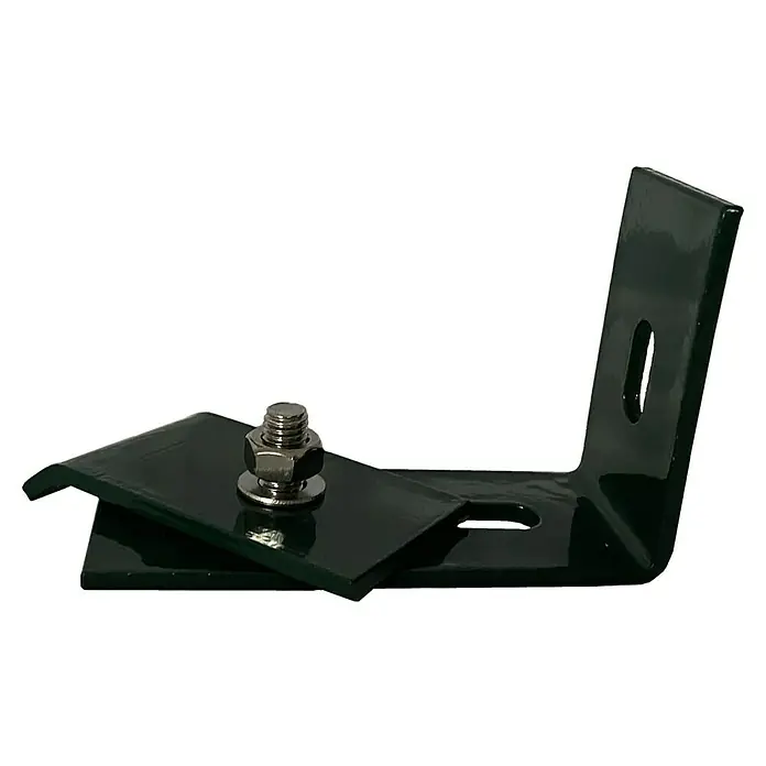 Eckverbinder - 10 x 6,5 cm, Moosgrün - Diagonale Ansicht