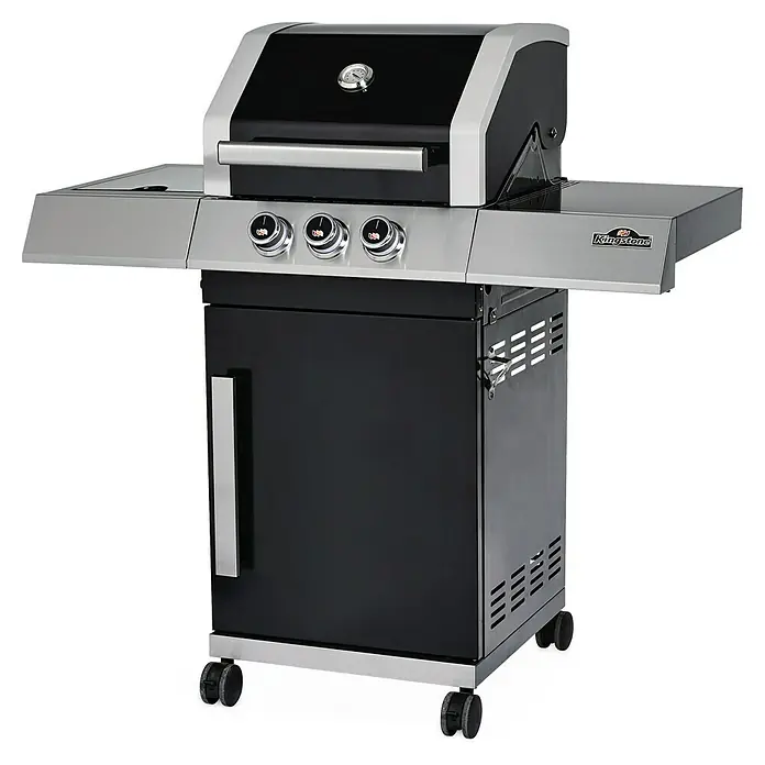 Kingstone Gasgrill Cliff 250-I - Anzahl Brenner: 2, Hauptgrillfläche: 49 x 45 cm, 10,5 kW - Diagonale Ansicht