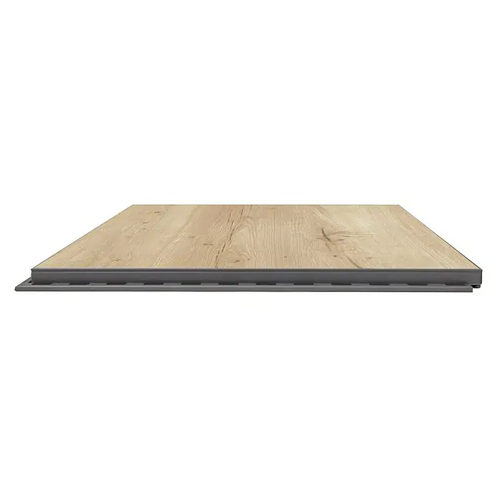 Feinsteinzeugfliese Click and Go Lignea Rovere - 60 x 60 cm, Beige, Matt - Diagonale Ansicht