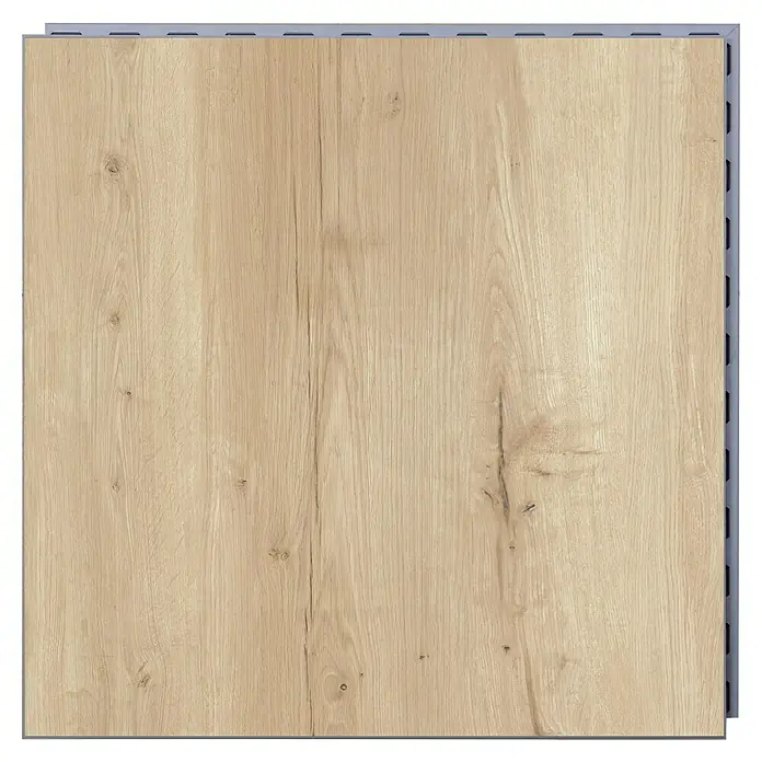 Feinsteinzeugfliese Click and Go Lignea Rovere - 60 x 60 cm, Beige, Matt - Vorderansicht