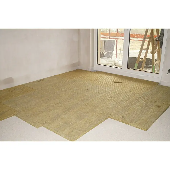 Knauf Insulation Dämmplatte Trittschall TPE - L x B x S: 100 cm x 60 cm x 35 mm, Steinwolle, Trittschalldämmung: 34 dB, 1 Stk. - Stimmungsaufnahme