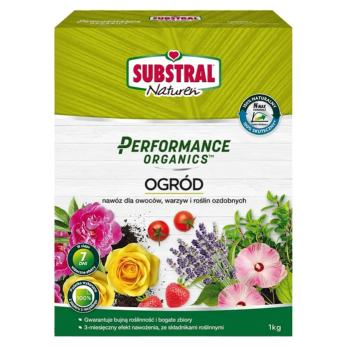 Substral Naturen Bio univerzalno gnojivo za vrt - 1 kg - Pogled sprijeda
