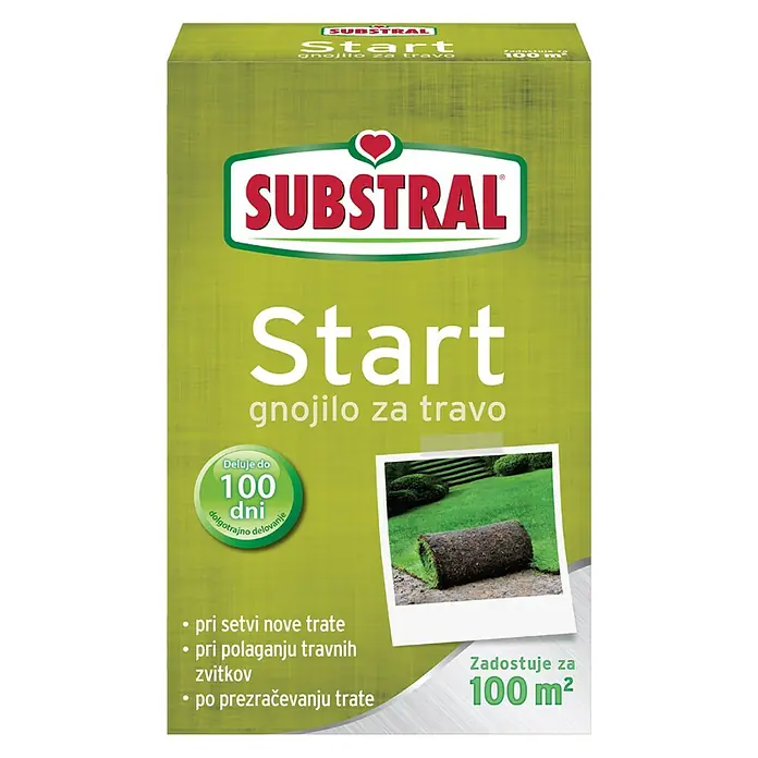 Substral Gnojivo za travnjake - 2 kg, Sadržaj je dovoljan za: 100 m² - Pogled sprijeda