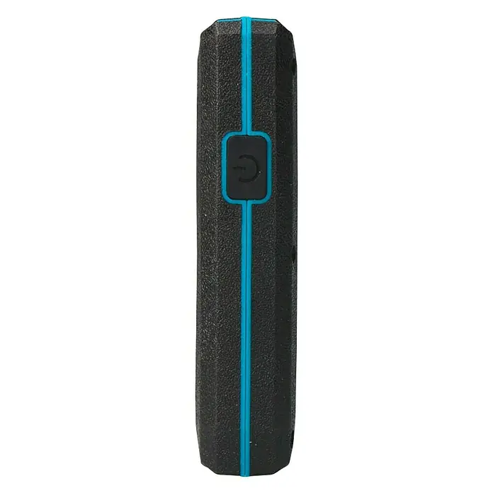 Linterna LED Koma - Funcionamiento con batería, Negro/Azul, 500 lm - Vista de perfil izquierdo