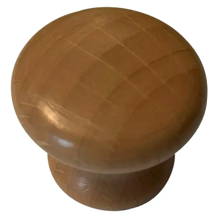 Möbelknopf - Ø x H: 40 x 25 mm, Holz, Lackiert - Diagonale Ansicht