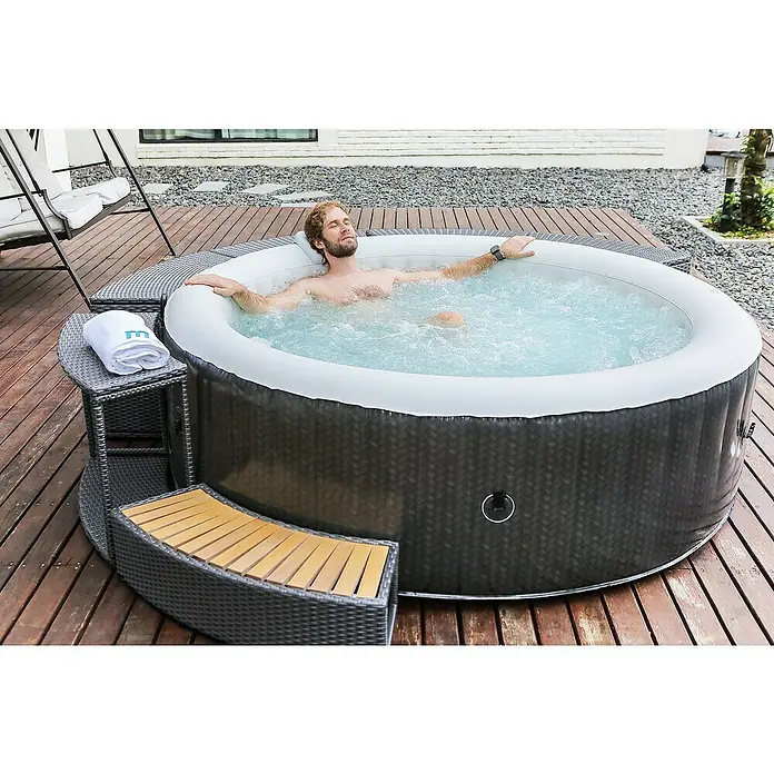 MSpa Hidromasažni bazen MSpa Comfort Series Ottoman - Ø x V: 204 x 70 cm, 930 l, Prikladno za: 4 – 6 osoba - Proizvod u upotrebi