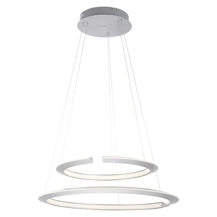 Paul Neuhaus LED-Pendelleuchte - 59 W, L x B x H: 71,5 x 71,5 x 40 cm, Stahl, Sonstige - Vorderansicht