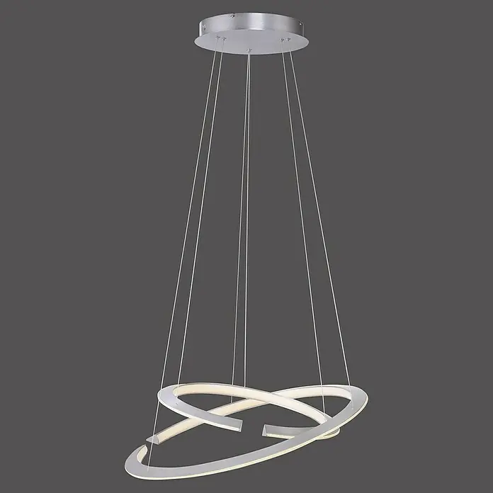 Paul Neuhaus LED-Pendelleuchte - 59 W, L x B x H: 71,5 x 71,5 x 40 cm, Stahl, Sonstige - Stimmungsaufnahme