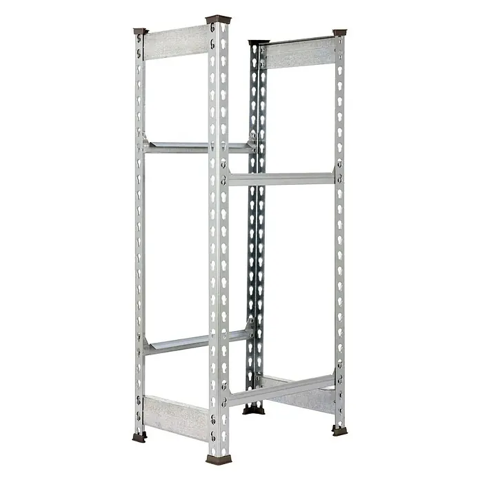 Simonrack Simonbottle Estantería para cajas de bebidas - L x An x Al: 30 x 40 x 100 cm, Capacidad de carga: 100 kg/balda, Número de baldas: 3 ud., Galvanizado - Vista angular