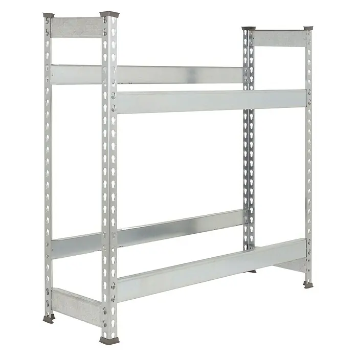 Simonrack Simonbottle Estantería para cajas de bebidas - L x An x Al: 30 x 100 x 100 cm, Capacidad de carga: 100 kg/balda, Número de baldas: 3 ud., Galvanizado - Vista angular