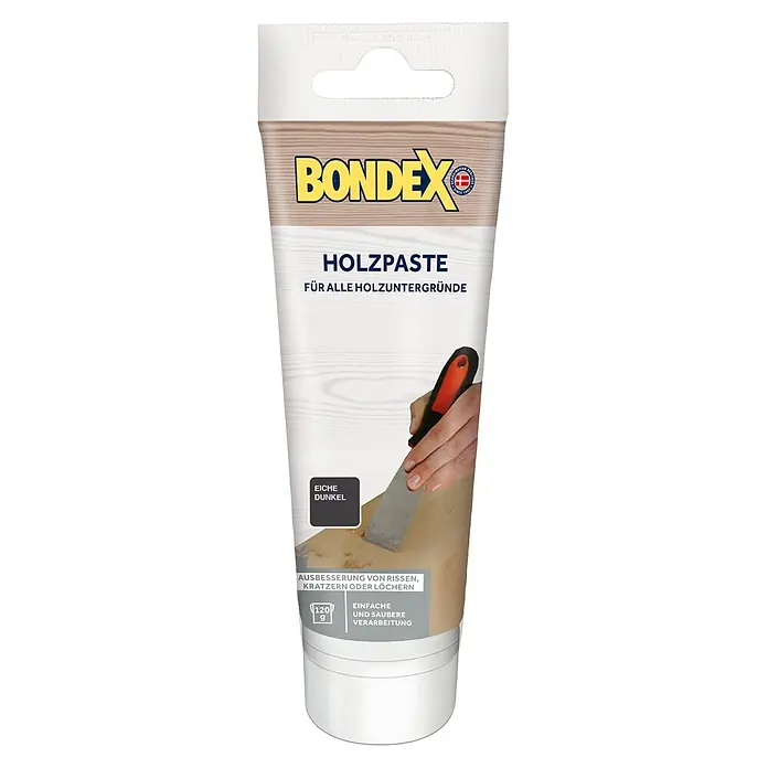 Bondex Pasta za drvo - Tamni hrast, 120 g - Pogled sprijeda