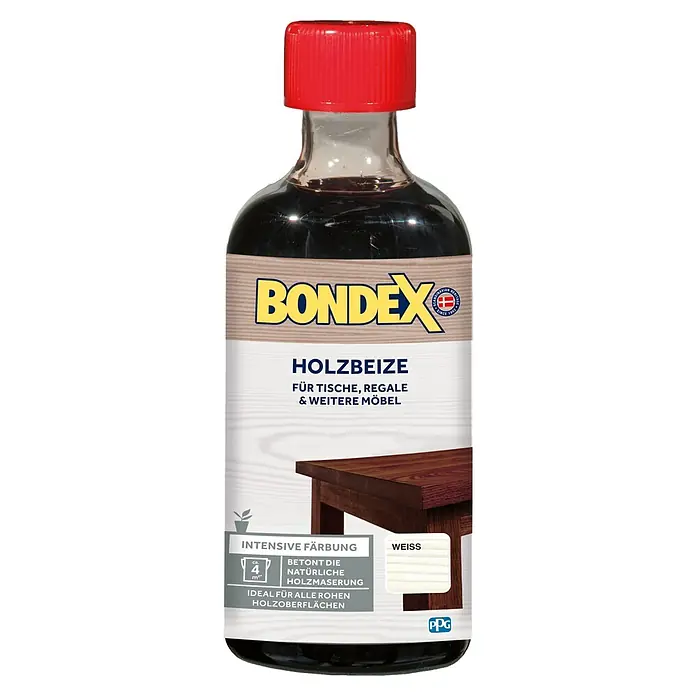 Bondex Bajc za drvo - Bijele boje, 250 ml - Pogled sprijeda