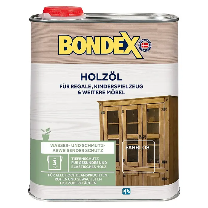 Bondex Holzöl - Farblos, 750 ml - Vorderansicht