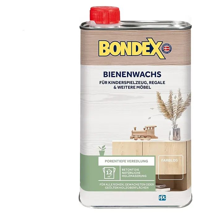 Bondex Pčelinji vosak - Bezbojno, 500 ml - Pogled sprijeda
