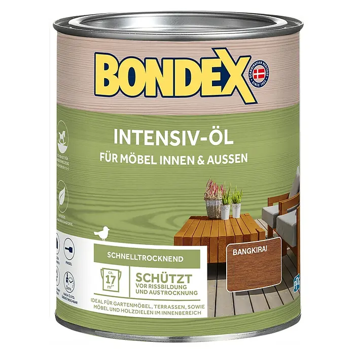 Bondex Intensiv-Öl - Bangkirai, 750 ml - Vorderansicht
