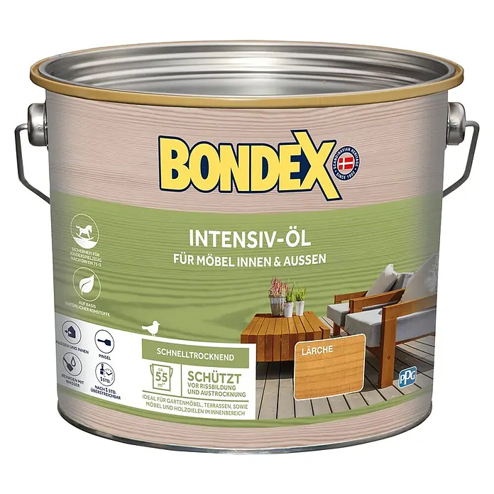 Bondex Intensiv-Öl - Lärche, 2,5 l - Vorderansicht