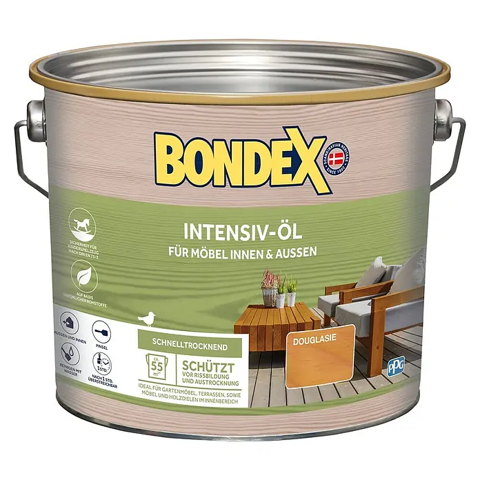 Bondex Intensiv-Öl - Douglasie, 2,5 l - Vorderansicht