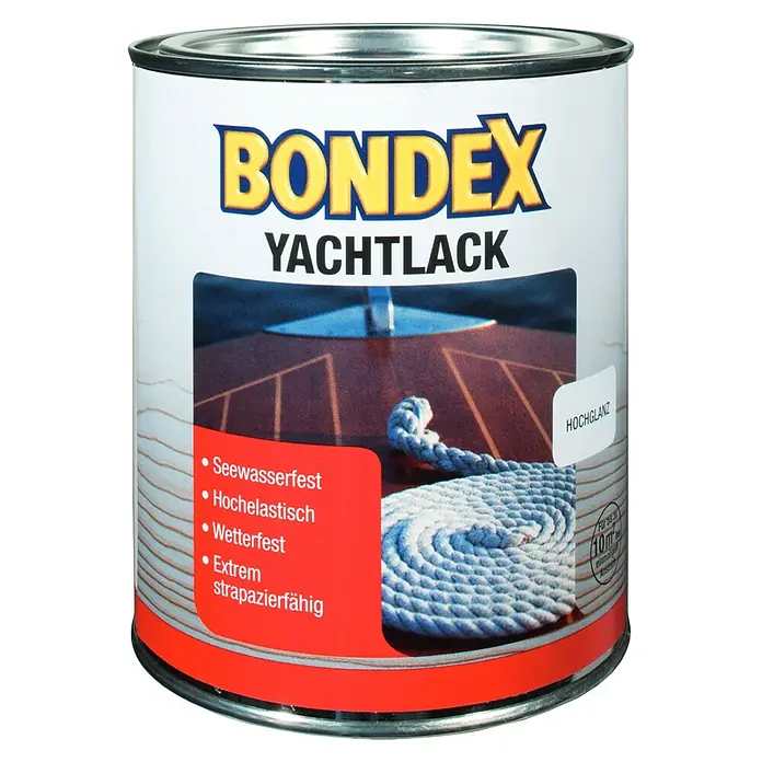 Bondex Yachtlack - Farblos, 750 ml, Hochglänzend - Vorderansicht