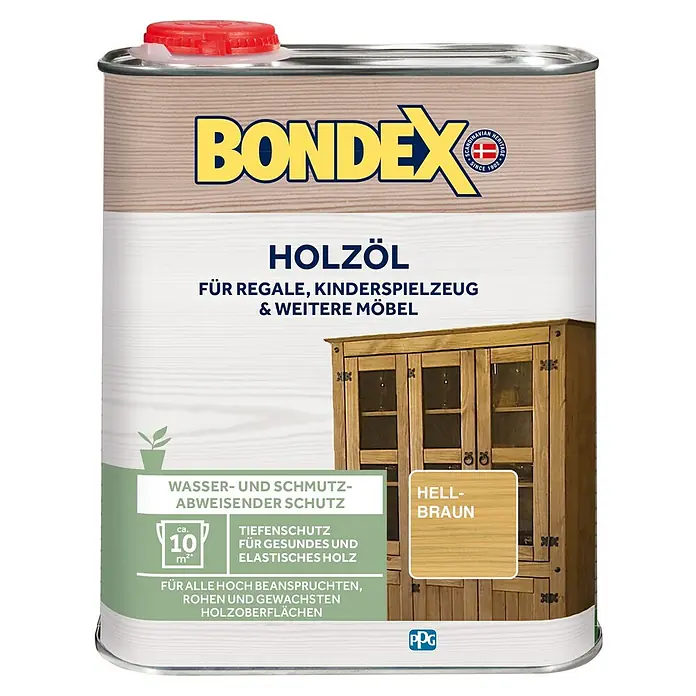 Bondex Holzöl - Hellbraun, 750 ml - Vorderansicht