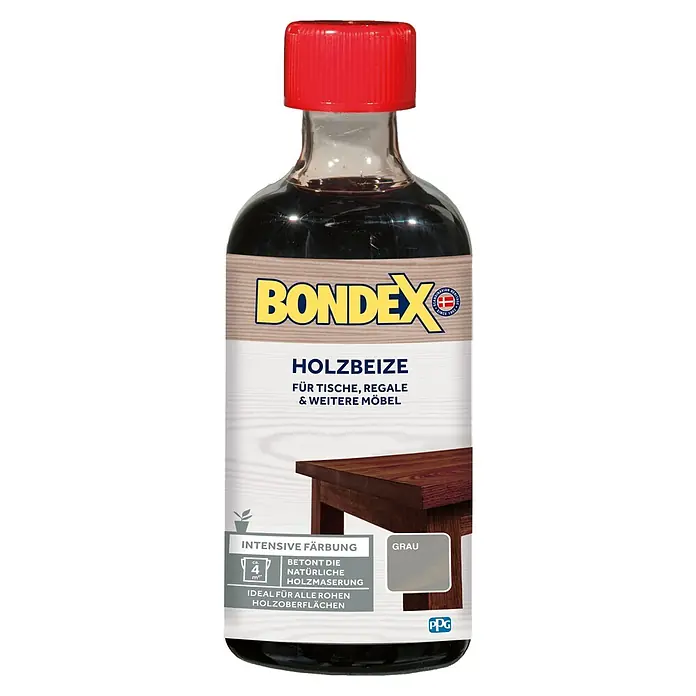 Bondex Bajc za drvo - Sive boje, 250 ml - Pogled sprijeda