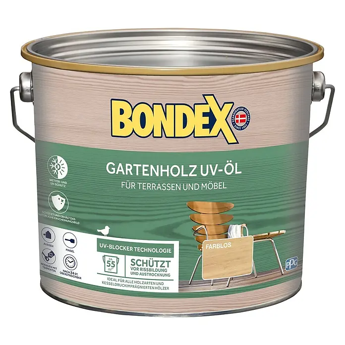 Bondex UV-Schutz-Öl Universal - Farblos, 2,5 l - Vorderansicht