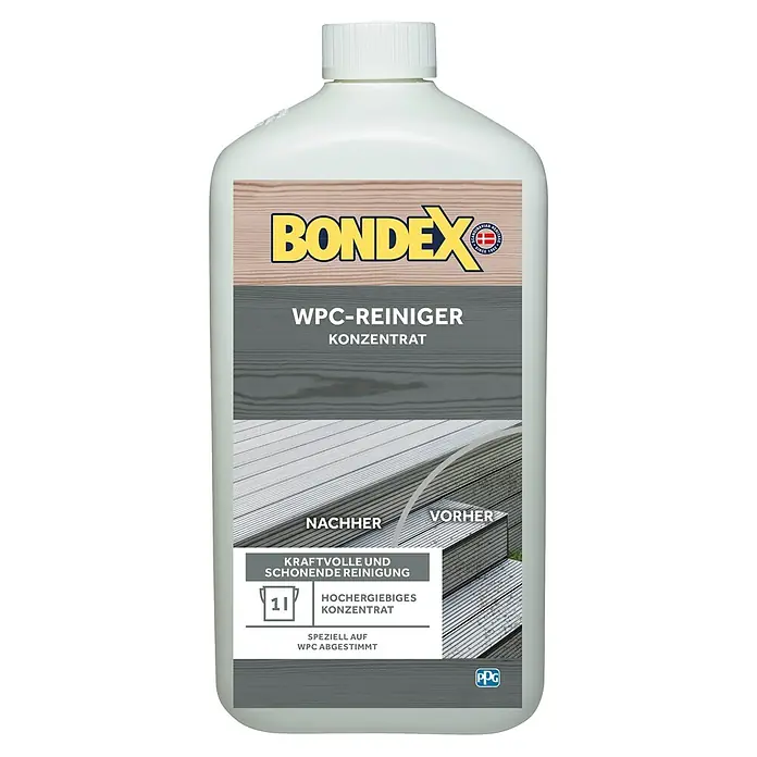Bondex WPC-Reiniger-Konzentrat - 1 l, Farblos - Vorderansicht