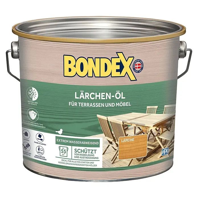 Bondex Lärchen-Öl - 2,5 l, Lärche - Vorderansicht