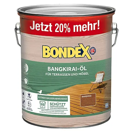 Bondex  Bangkirai-Öl 20 % mehr